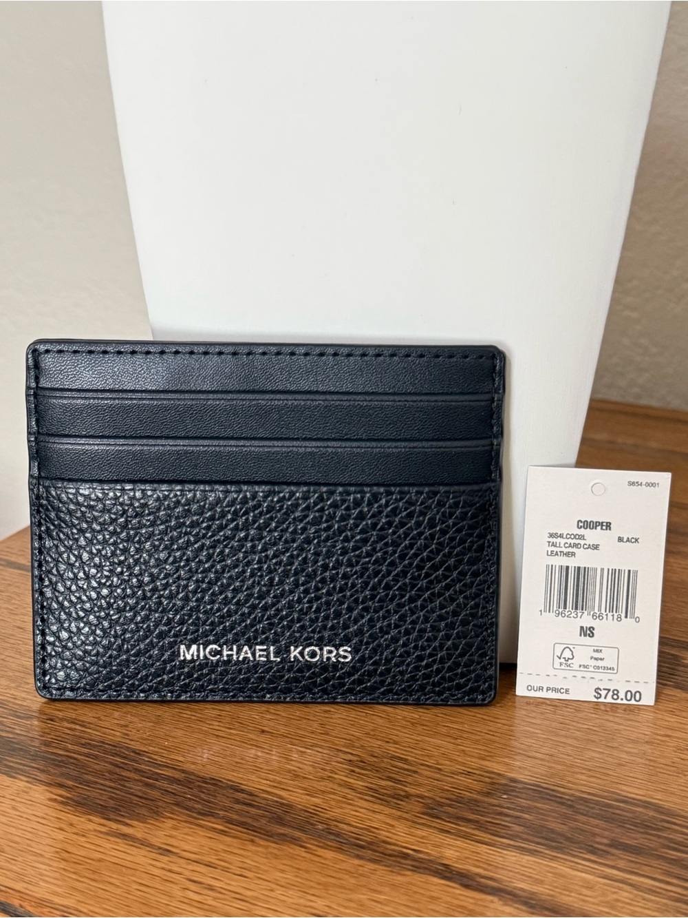 Michael Kors Cooper Black Unisex Cardholder